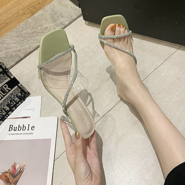Wear Crystal Stiletto Sandal
