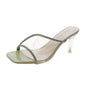 Wear Crystal Stiletto Sandal