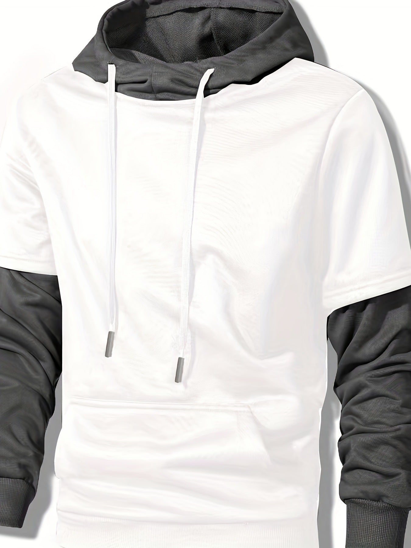 Drawstring Pocket Long Sleeve Sweater