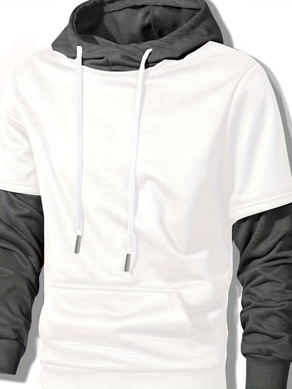 Drawstring Pocket Long Sleeve Sweater