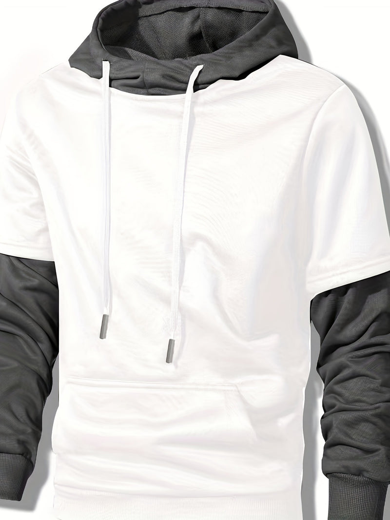 Drawstring Pocket Long Sleeve Sweater