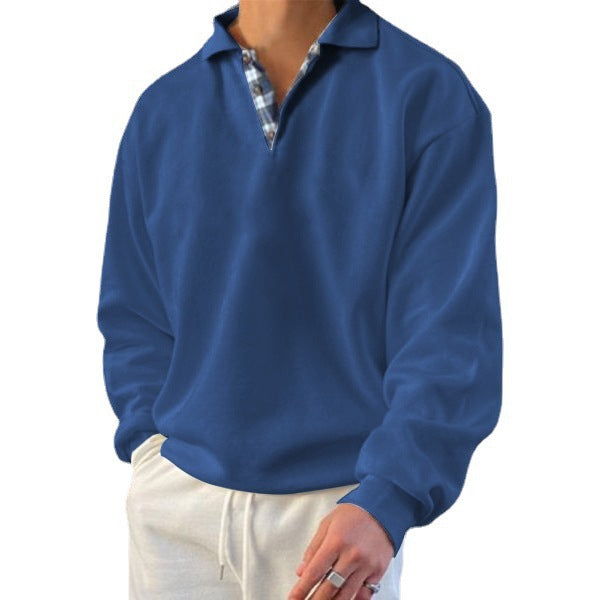 Lapel Loose Hoodie Men's Wear