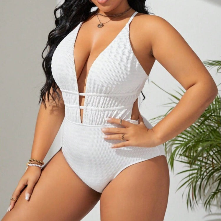 Belly-covering One-piece Swimsuit