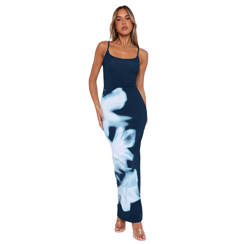 Suspenders Printed Slim Fit Dress