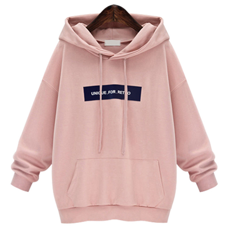 Hooded Plus Fleece Sweater