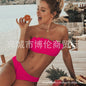 Flower Tube Top Bikini