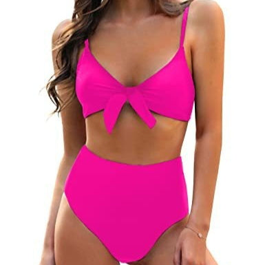 Women's Bow High Waist Bikini Suit