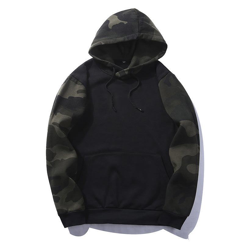 Casual Camouflage Hooded Sweater