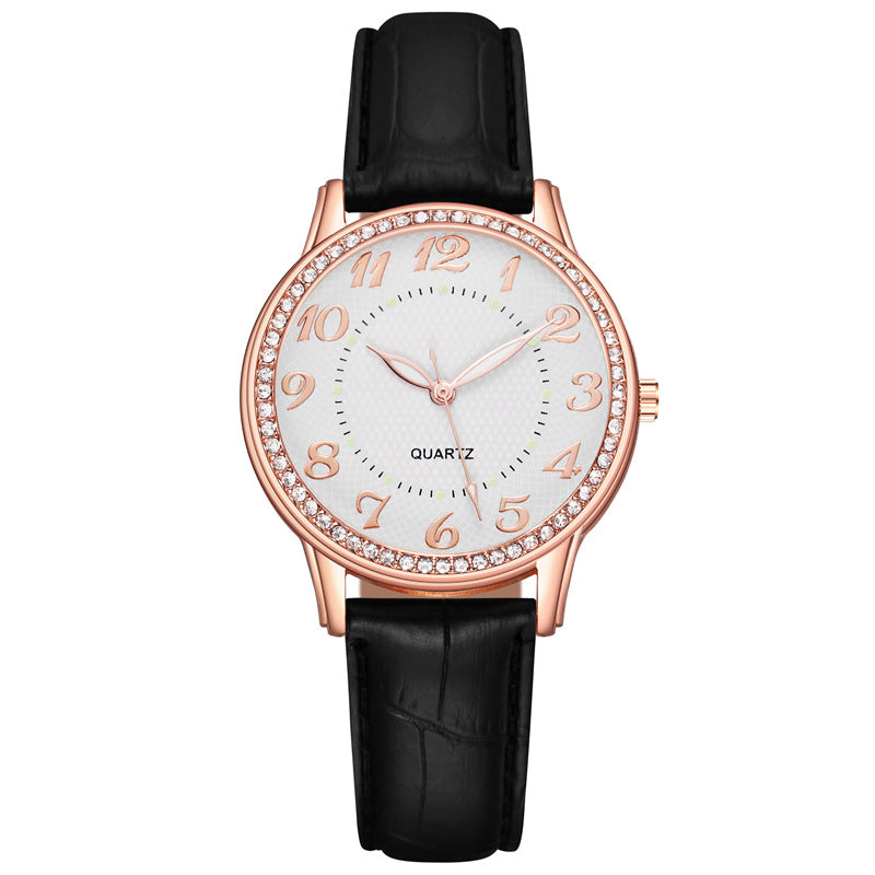 Diamond Luminous Quartz Watch