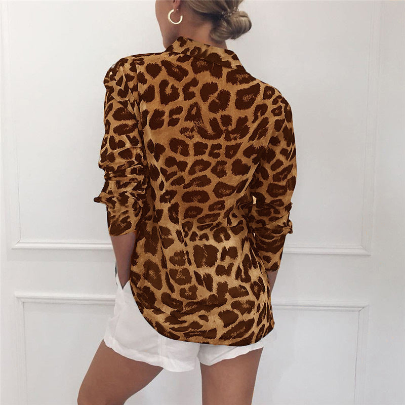 Leopard Print Blouse